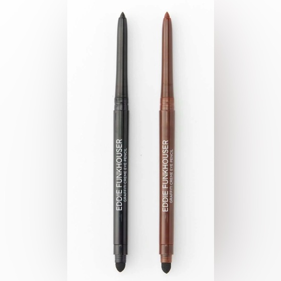 Eddie Funkhouser - NWT | Double Impact: Twin Crème Eyeliner Set - Black & Brown - Picture 2 of 6